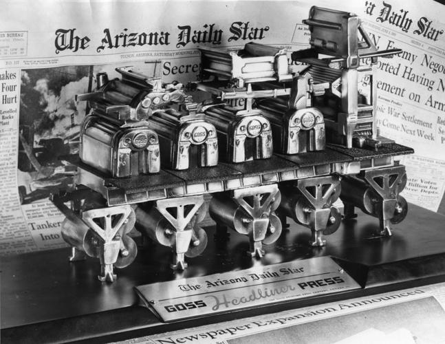 Printing press for Tucson Newspapers