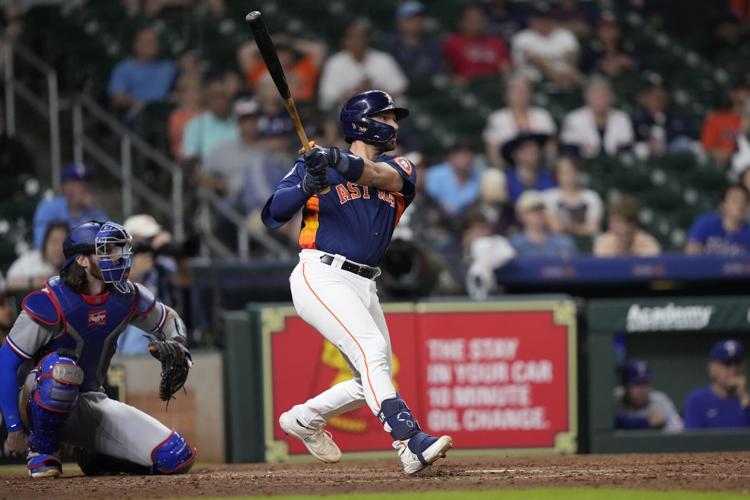 Rangers Astros Baseball