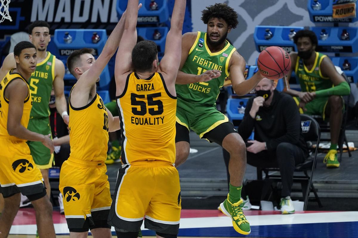 NCAA Oregon Iowa Basketball