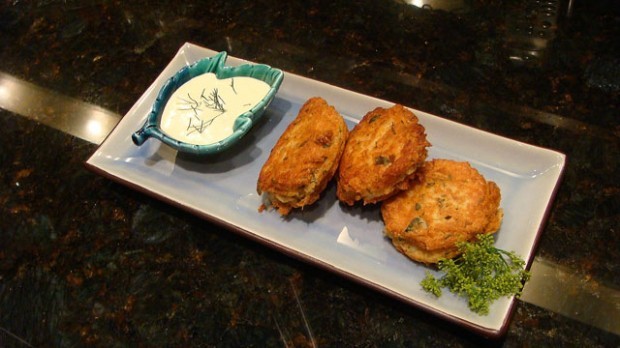 Cod fritters