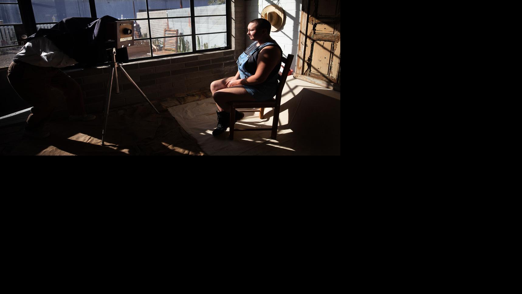 Local photographer creates vintage photos with old cameras tucson