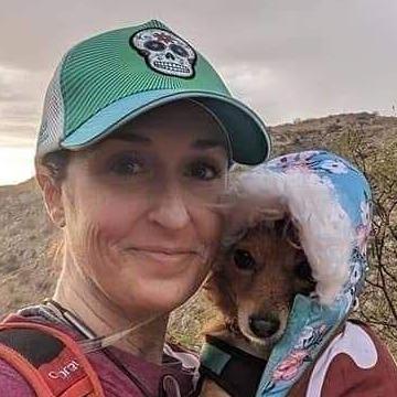 Jen Christiansen (and Bella the dog)