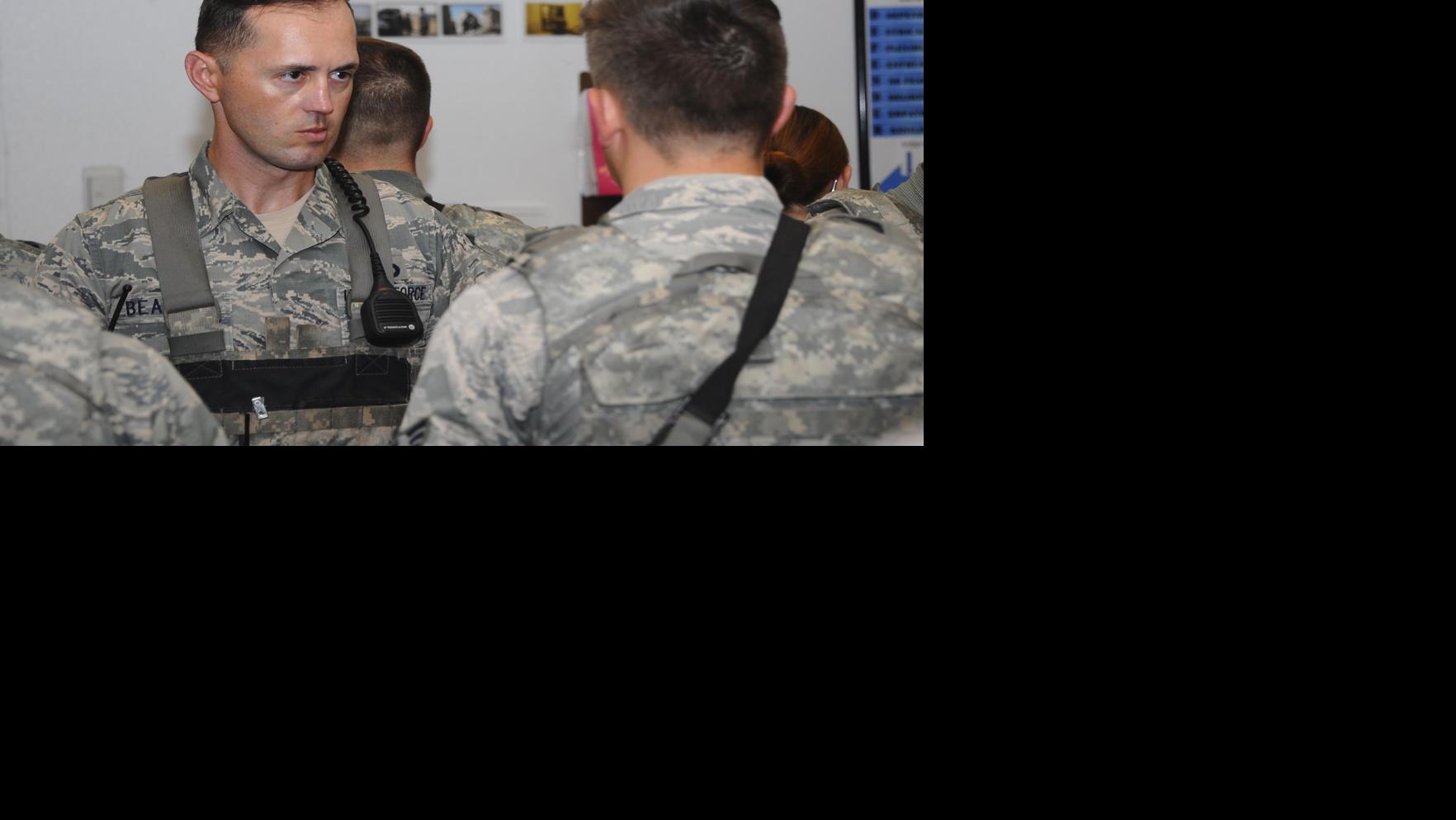 DavisMonthan Airmen Security Forces guard mount