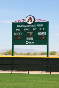 Los D-Backs inauguran el Erubiel Durazo Field en Douglas
