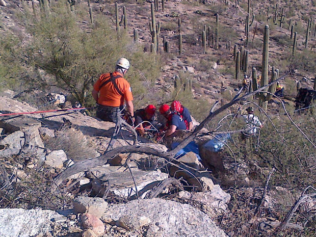Vehicle tumbles 100 feet off Mount Lemmon highway