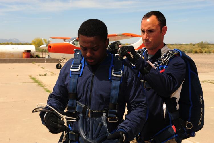 D-M Airmen freefall into the blue