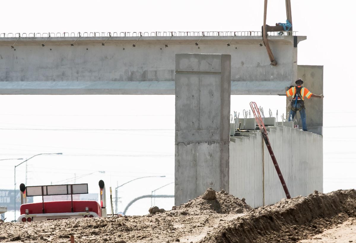Ina Road Bridge construction