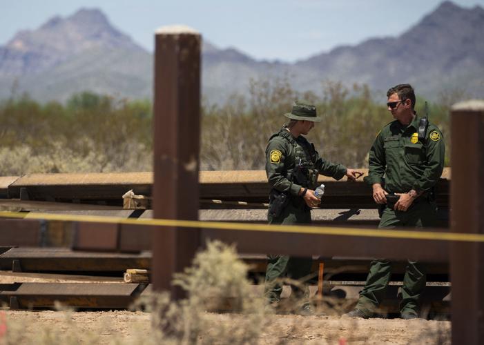 U.S. - Mexico border east of Lukeville (LE)