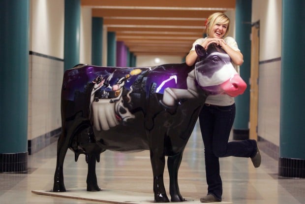 Cow art could bring big-time moola   
