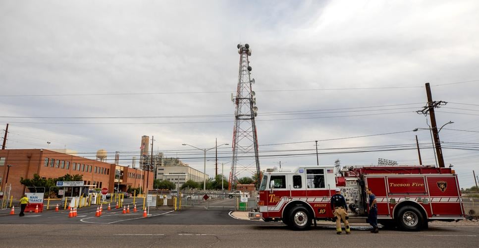 Fire at Tucson Electric Power