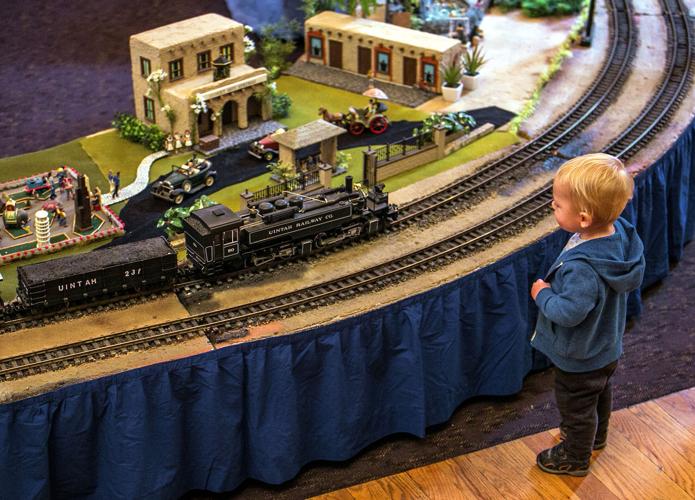 Model Train display at VA