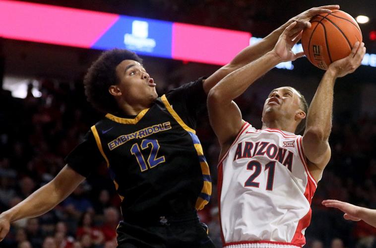 Arizona (13) men's basketball vs. Embry-Riddle exhibition game (copy)