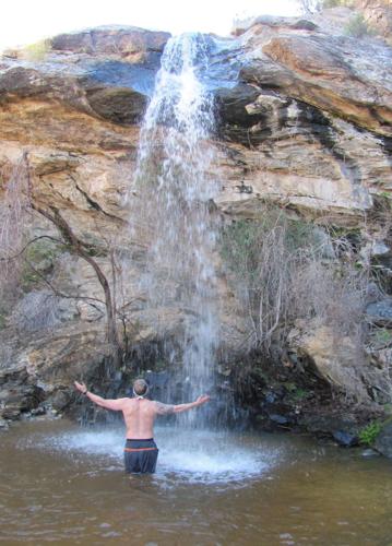 Approaching Bridal Wreath Falls