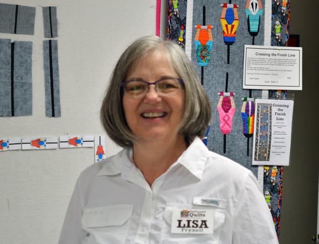 Lisa Fryxell's paper-pieced quilts