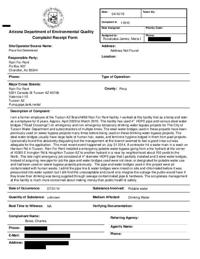 ADEQ complaint, 4/10/15