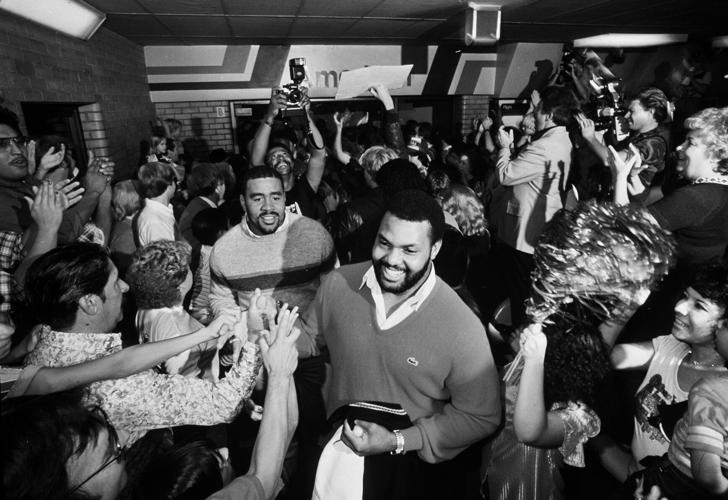 Julius Holt, Ricky Hunley, Arizona, 1982