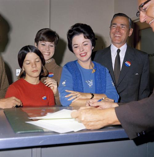 Shirley Temple Black Files As Candidate 1967