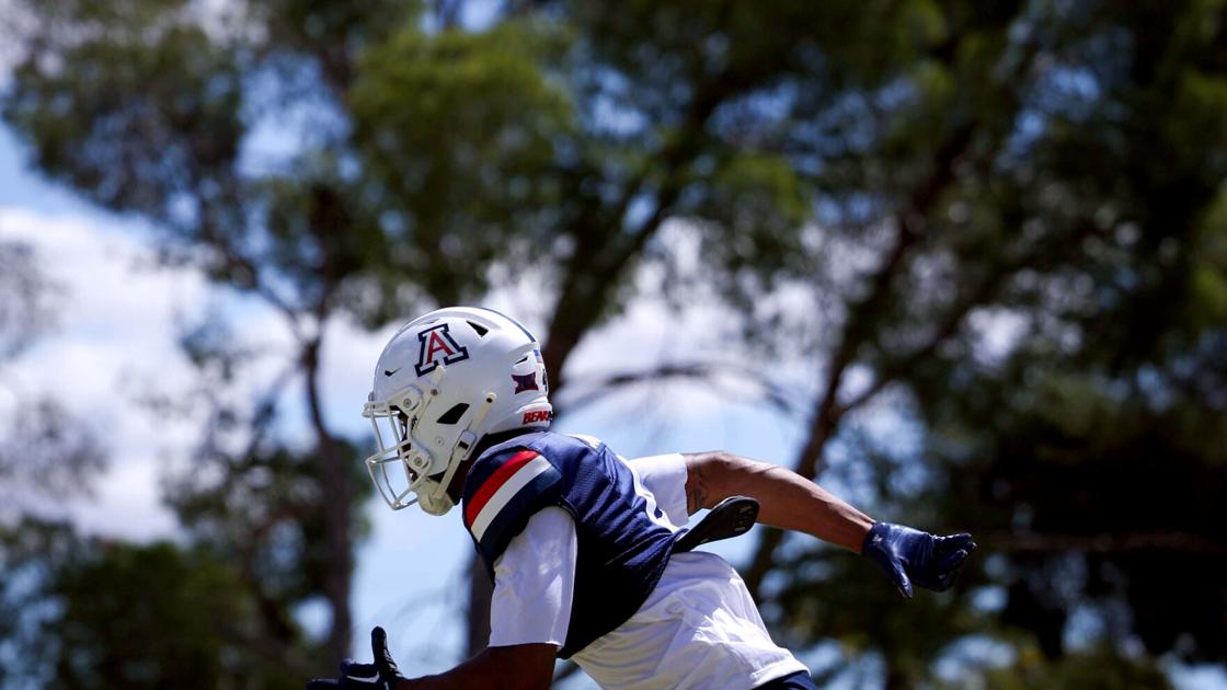 Photos: Arizona spring football practice continues at Tomey Field
