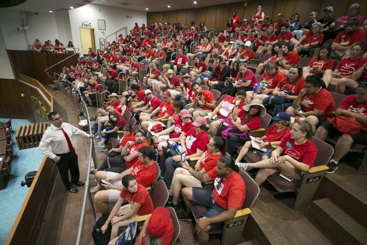 Teacher protest in Phoenix