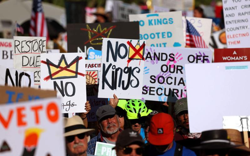 Thousands in Tucson join nationwide 'No Kings' rallies