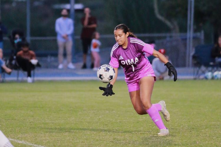 Pima women's soccer player Brooke Valencia