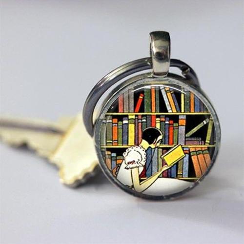 Librarian Key Chain