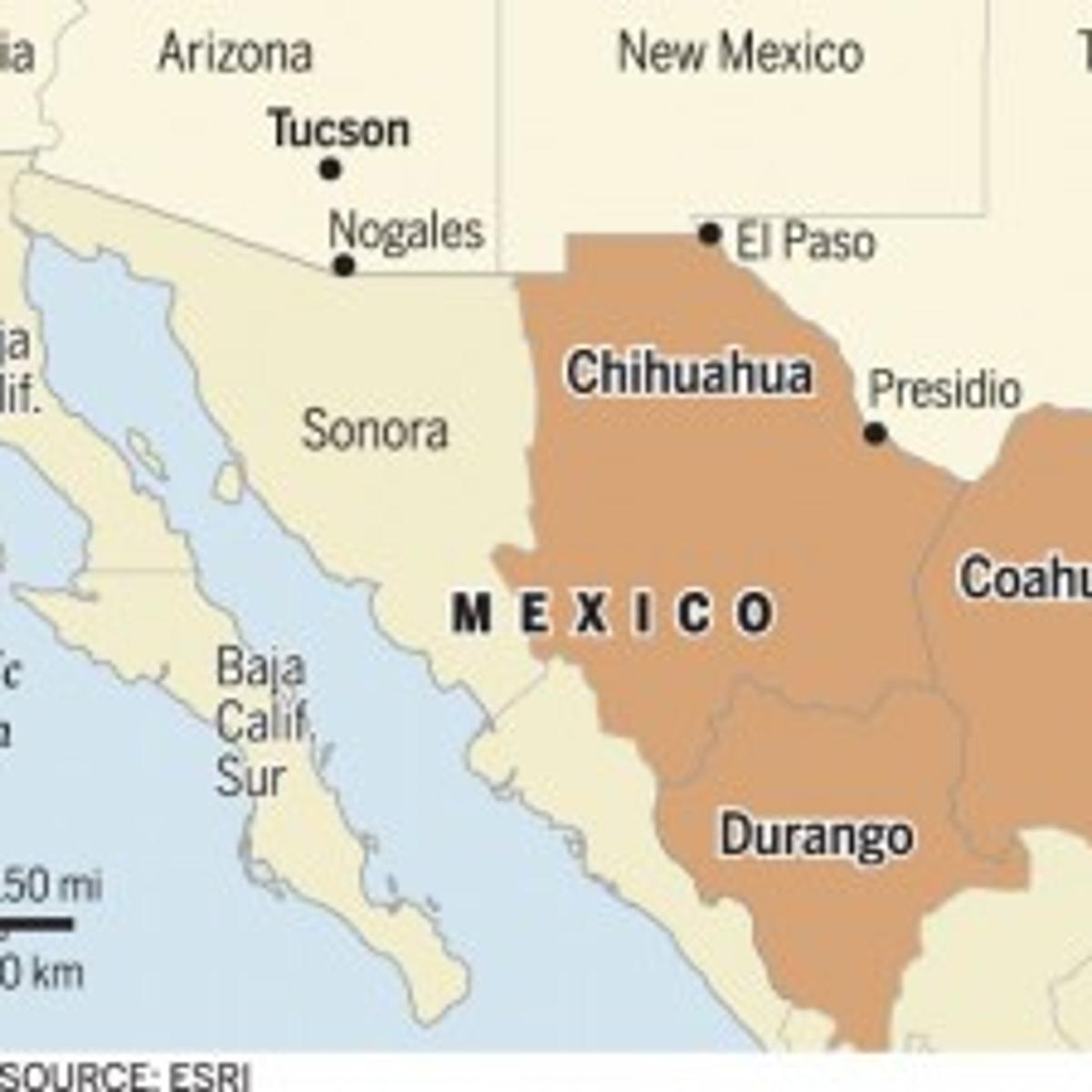 Travel Warning Lists 3 Northern Mexican States Border Tucson Com