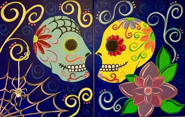 Paint and Sip: Sugar Skulls at Creative Juice