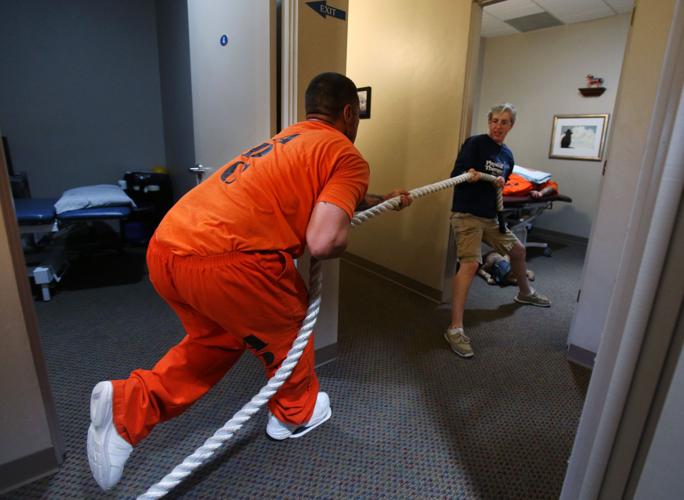 Inmates get physical therapy