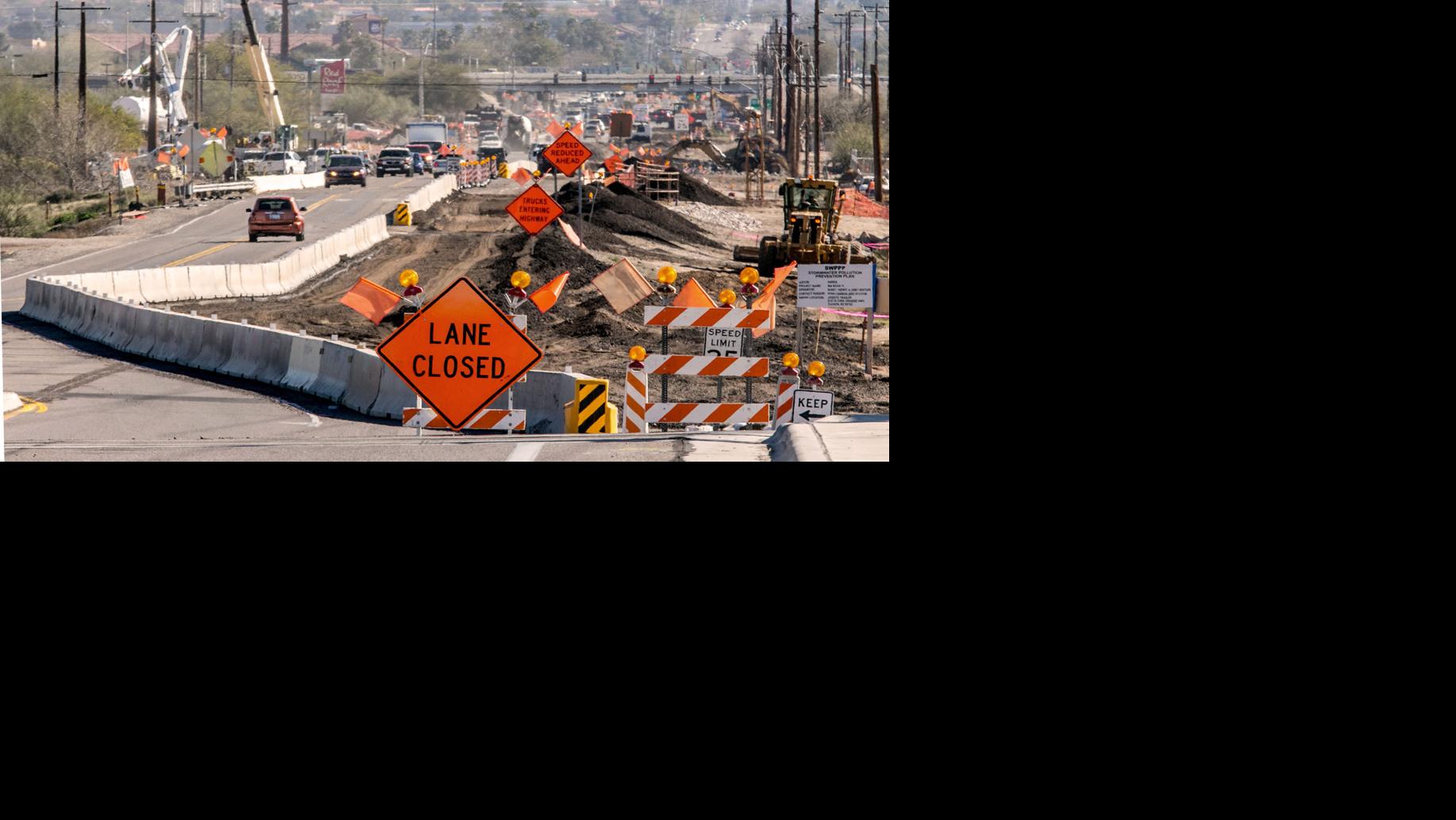 Shifting of I10 traffic near Ina Road begins tonight