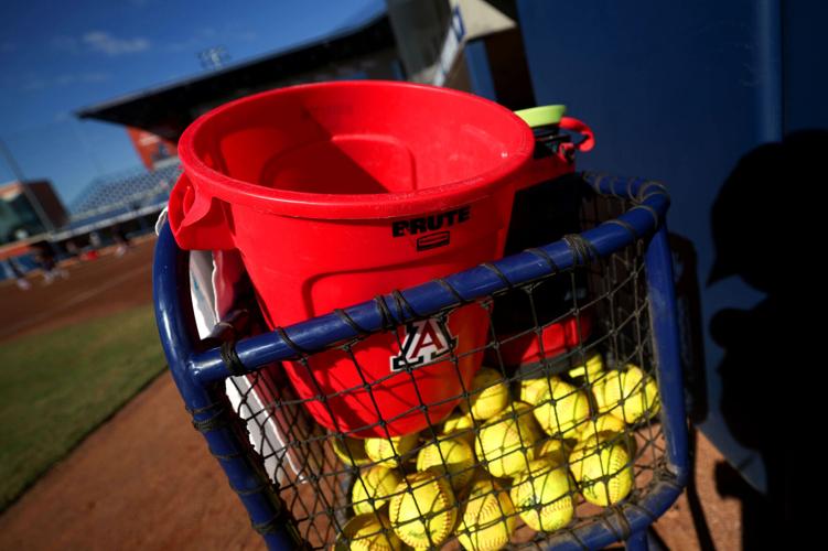 Arizona softball practice