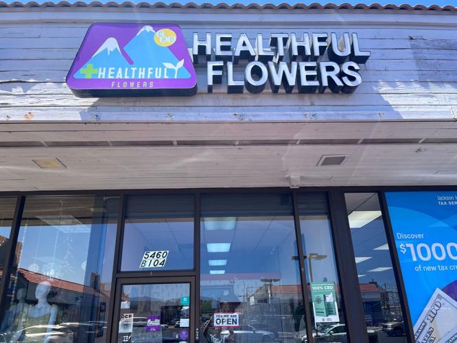 Healthful Flowers sign