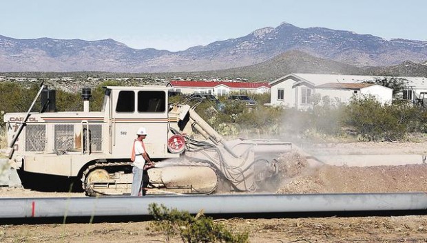 Pipeline work nearly finished  