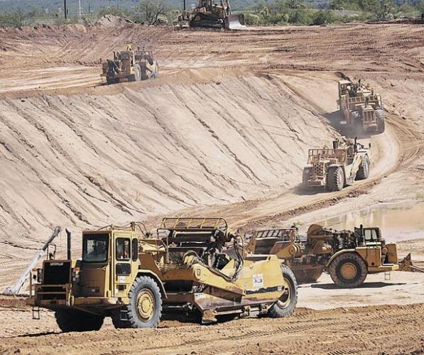 Landfill work in high gear  