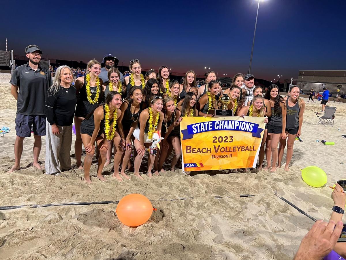 Salpointe Beach Volleyball team wins state championship on April 26, 2023