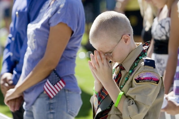 Memorial here recalls horror, sadness felt across the nation   