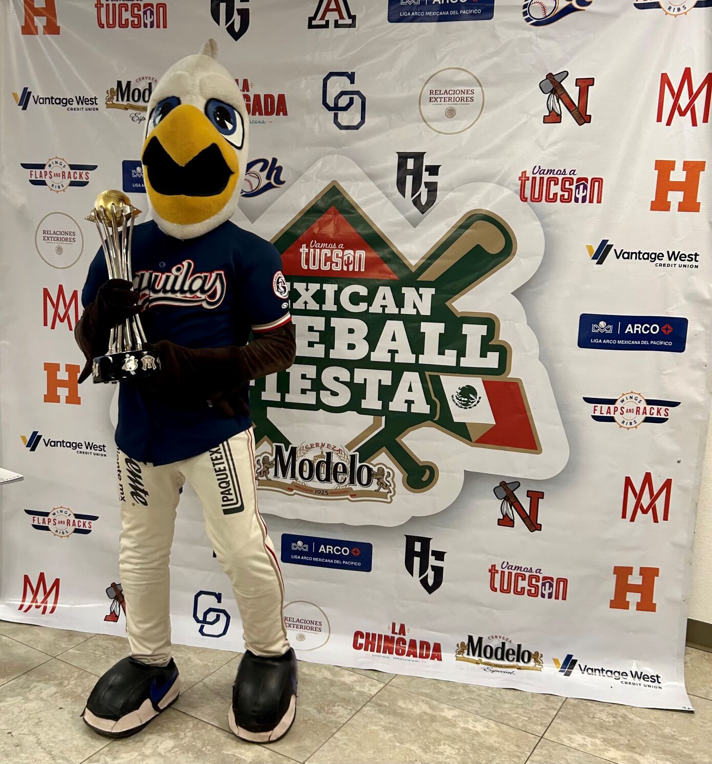 Aguilas de Mexicali mascot | July 25, 2024