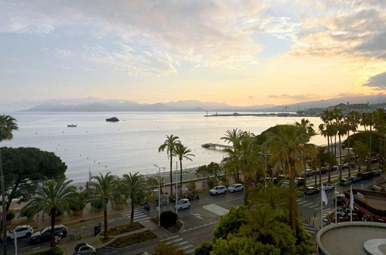 The view from the rooms in Hotel Martinez.