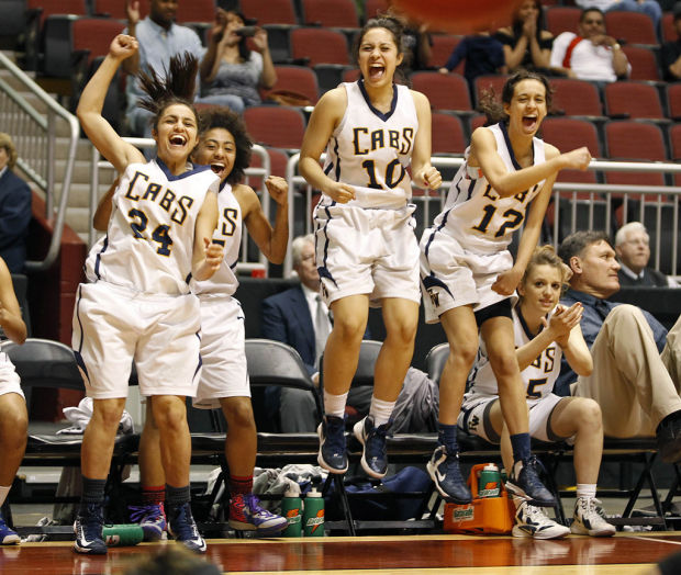 High School Girls Basketball Leikem Smothering Defense Push Flowing 