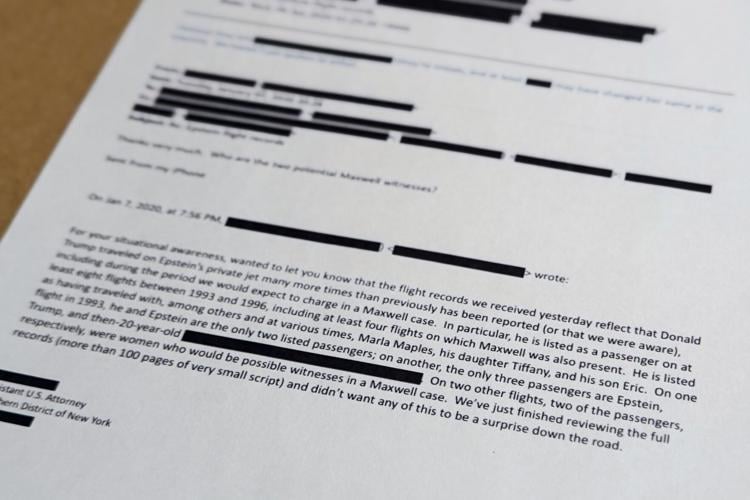 Justice Department Jeffrey Epstein