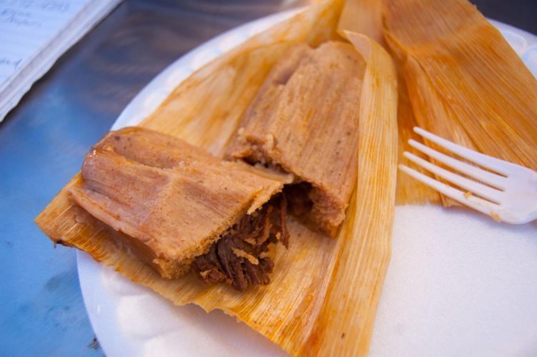 Cocina de Lidia red beef tamal