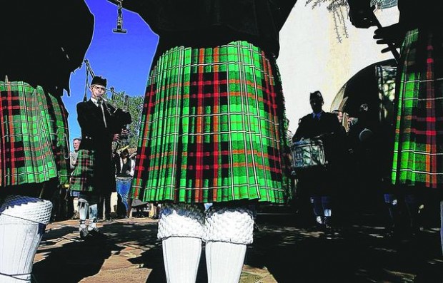 Bagpipes sound at annual event  