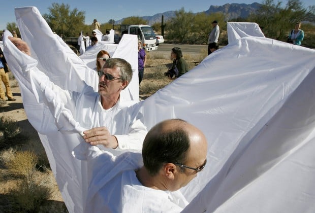 'Angels,' bikers help protect girl's funeral   