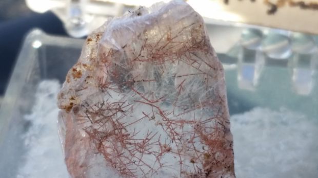 Clear gypsum from the Mission Mine