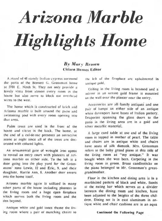 The article from Nov. 21, 1964