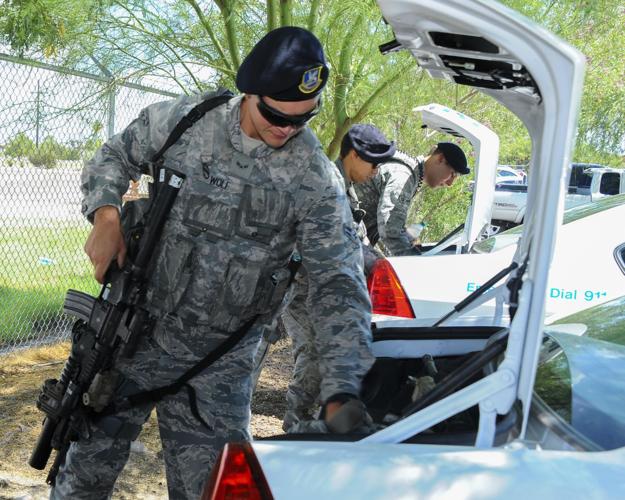 Security Forces guard mount