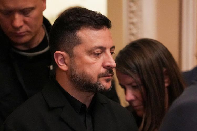 Ukraine's President Volodymyr Zelenskiy at the U.S. Capitol in Washington