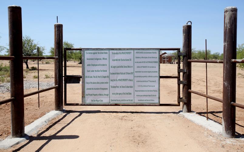 Tohono O'odham Nation gate