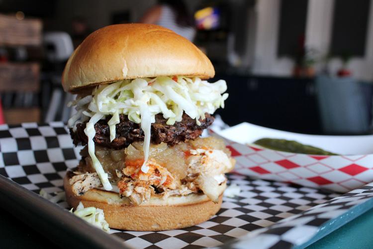 Cans Deli latke sandwich