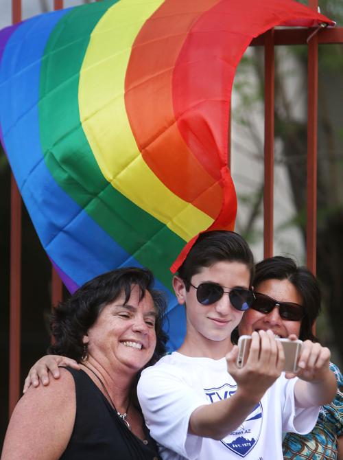 Tucson celebration of Supreme Court's ruling in favor of gay marriage